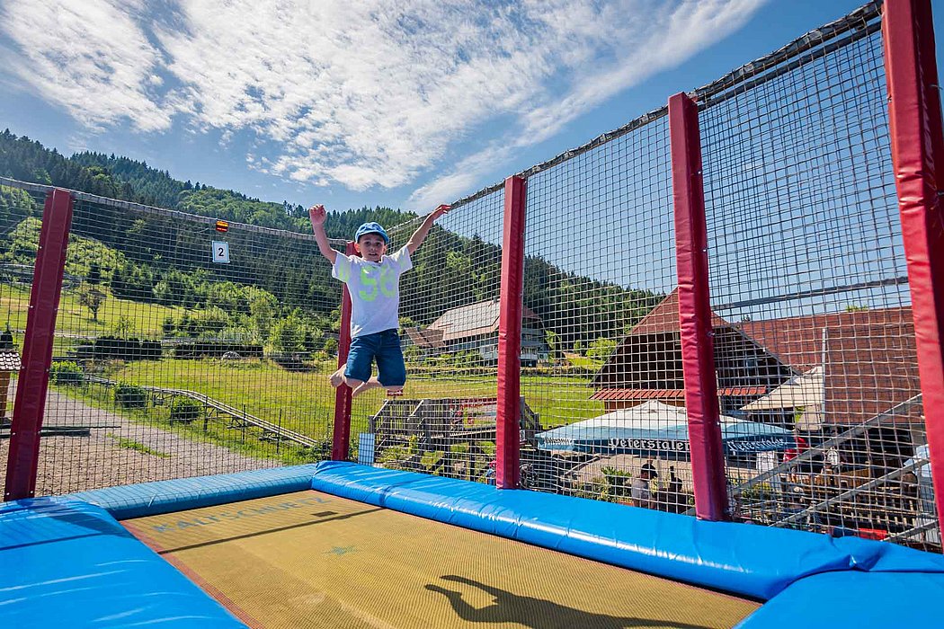 Trampolin Sommerrodelbahn Gutach Schwarzwald Baden-Württemberg